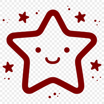 A geometric, star-shaped design created as a vector graphic.