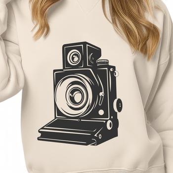 A digital camera icon designed as scalable vector graphics.