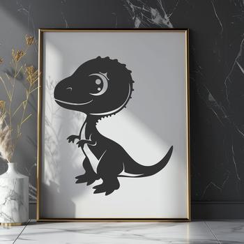 Full-body illustration of a prehistoric dinosaur.