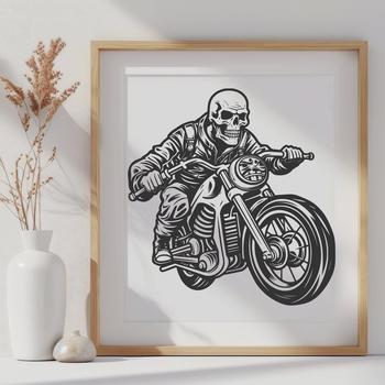 Stunning Motorcycle - Procreate PDF