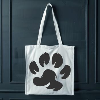 SVG clip art illustration featuring individual animal paws.