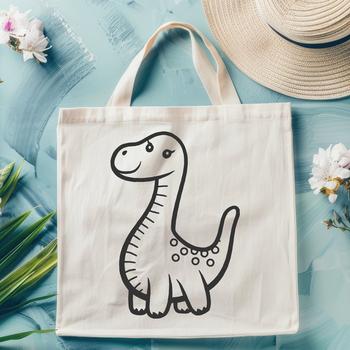 Beautiful Brachiosaurus - For Craft Project