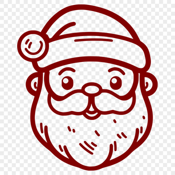 Unique Santa In DXF Format