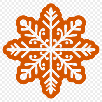 Beautiful Snowflake - Glowforge PNG