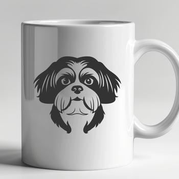 Artistic Shih Tzu In PNG Format