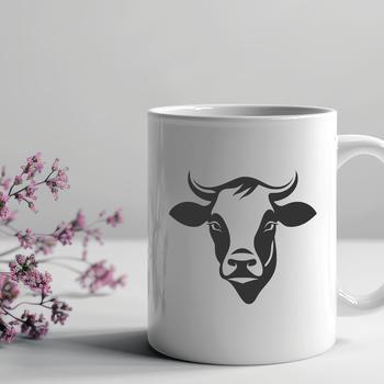 Artistic Cow - Sublimation PNG