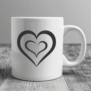 A stylized illustration of a love heart symbol, suitable for various digital applications.