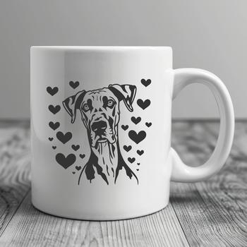 Stunning Great Dane In DXF