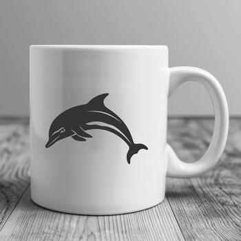 Artistic Dolphin - PNG Format