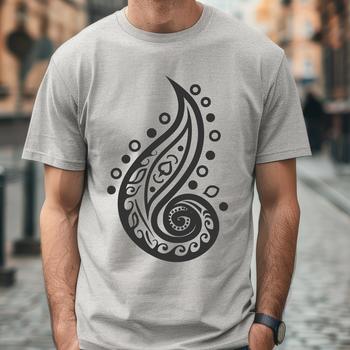 Artistic Paisley In DXF