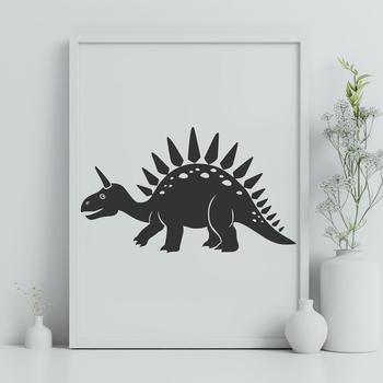 Free Unique Stegosaurus Digital Artwork