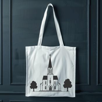 A traditional Protestant church building with a steepled roof and Gothic architecture.