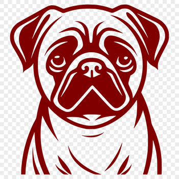 Free Free Pug Vector Image