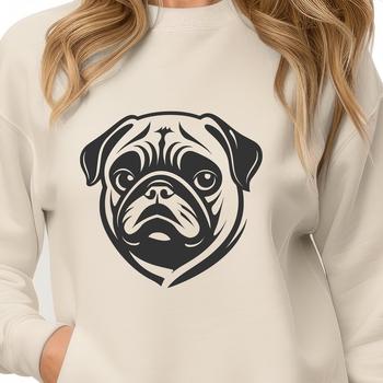 Unique Pug DXF