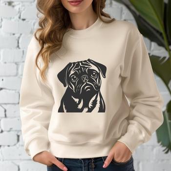 Unique Pug SVG, PNG, PDF And DXF Files