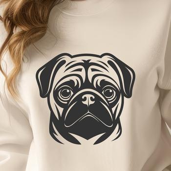 Creative Pug In PNG & SVG