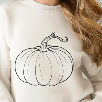 Stunning Pumpkin In PDF And PNG