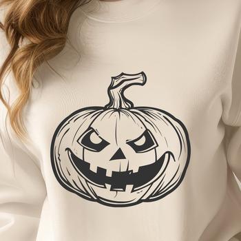 Stunning Jackolantern In SVG & DXF