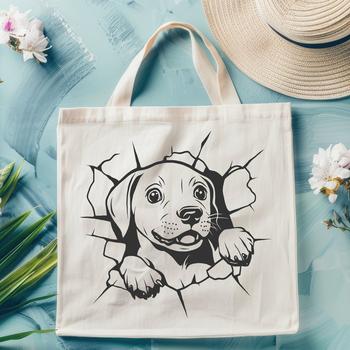 A vector illustration of a Weimaraner dog breed, ideal for graphic design projects.