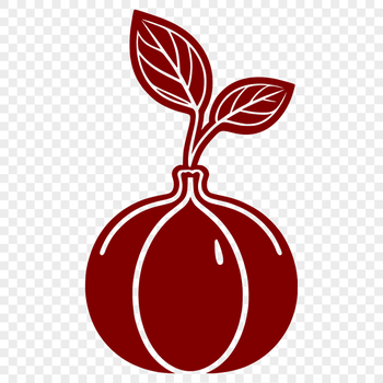 A detailed illustration of a radish vegetable in vector format for commercial and personal use.