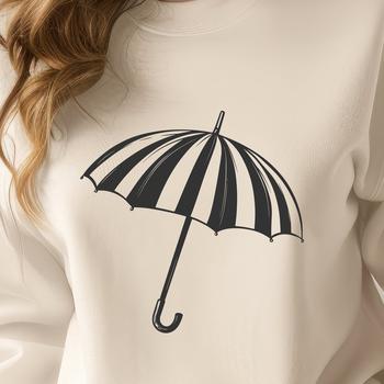A compact, collapsible umbrella with a sturdy handle and waterproof canopy.