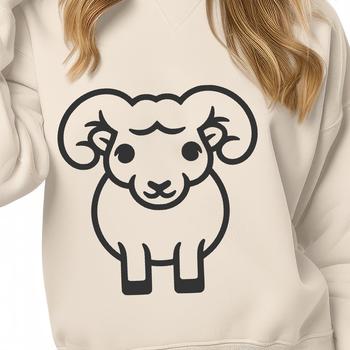 Beautiful Sheep - Laser Cutter SVG