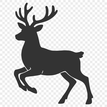 A vector illustration of a reindeer, suitable for commercial and personal use.
