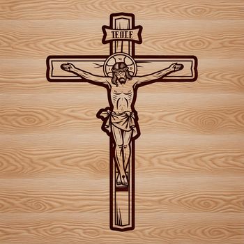 A simple vector cross design suitable for laser cutting or engraving.