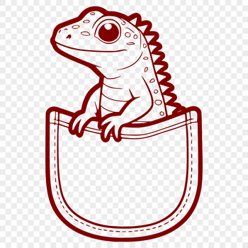 A detailed illustration of a reptile lizard in various poses and designs, suitable for vector art projects.