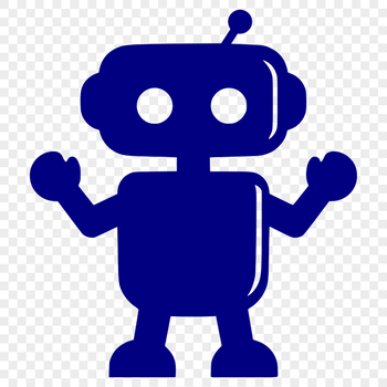 A detailed illustration of a robot in a futuristic sci-fi setting, designed for commercial or personal use.