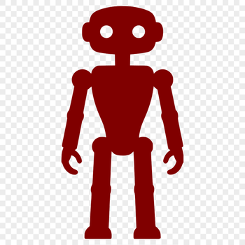 A futuristic robot illustration in vector format.