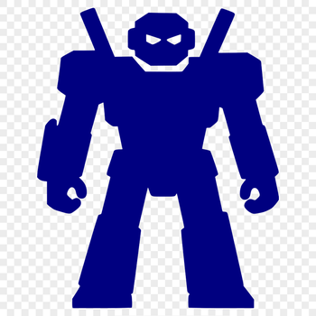 A detailed 2D robot design created using SVG technology, ideal for cutting machines and laser engraving.