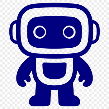 Vector illustration of a futuristic robot in sci-fi style.