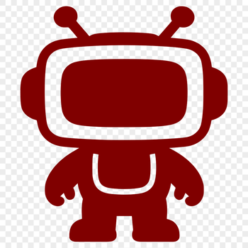 Free SVG robot icon for commercial or personal use in cutting machines, laser engraving, or digital design.