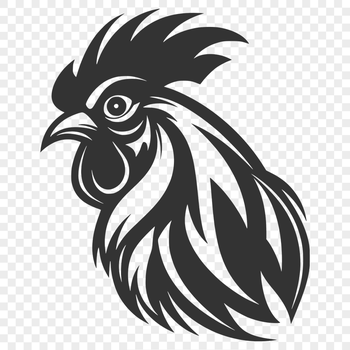 Free Free Rooster Vector Illustration