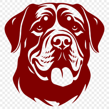 Stunning Rottweiler Vector Craft File