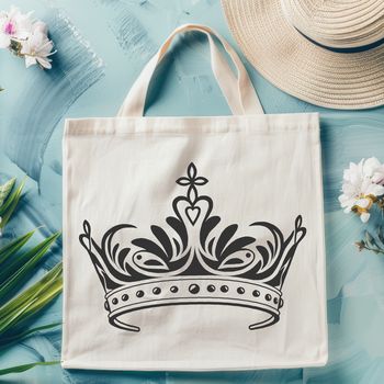 A decorative crown made from simple lines and shapes, suitable for vector graphics.