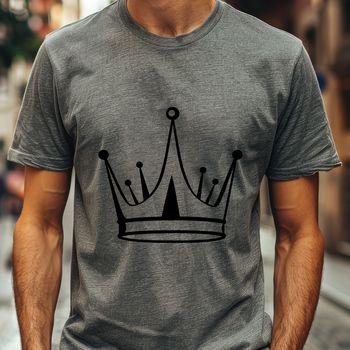 A 2D illustration of a crown with intricate design elements.