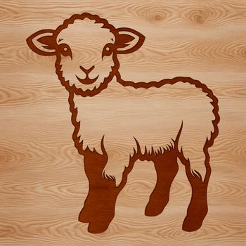 A detailed illustration of a sheep in various poses and breeds for graphic design projects.
