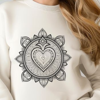 Sacred Heart icon in vector format, suitable for various uses.