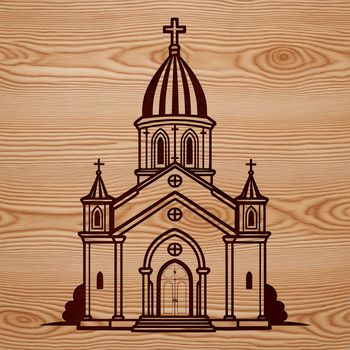A traditional Catholic church with intricate architecture and stained glass windows.