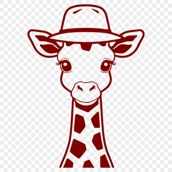 A tall African mammal with a long neck and spotted coat.