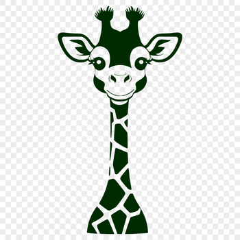 A tall, even-toed ungulate with a distinctive coat pattern, roaming in its natural habitat.