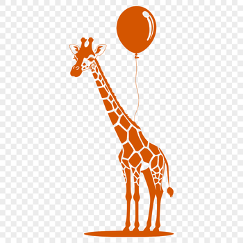 An iconic, safari animal featuring distinctive markings and a unique appearance, often used in illustrations and designs.