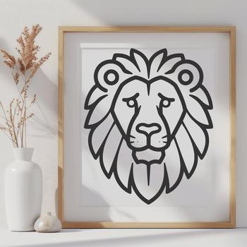 Beautiful Lion - Sublimation PNG