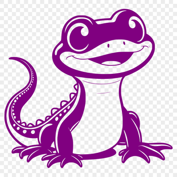Illustration of a salamander, suitable for vector graphics design.
