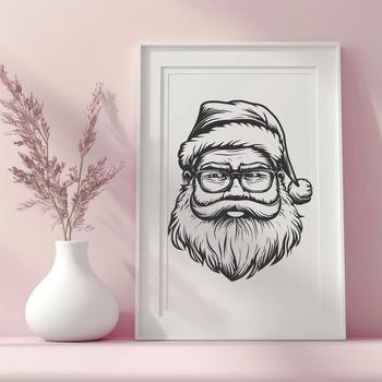 Creative Santa In PNG & SVG