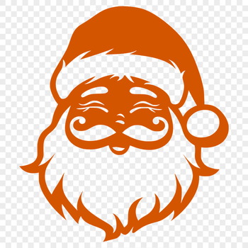 Unique Santa SVG, PNG, PDF And DXF Files