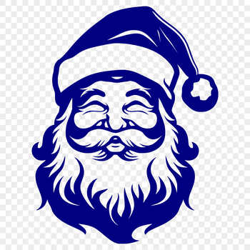 Illustration of jolly Saint Nicholas in festive attire.