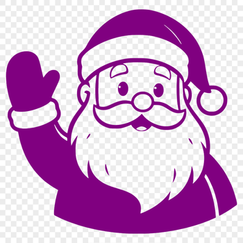 Jolly Santa Vector Illustration Vector illustration of a jolly Father Christmas character in red suit.